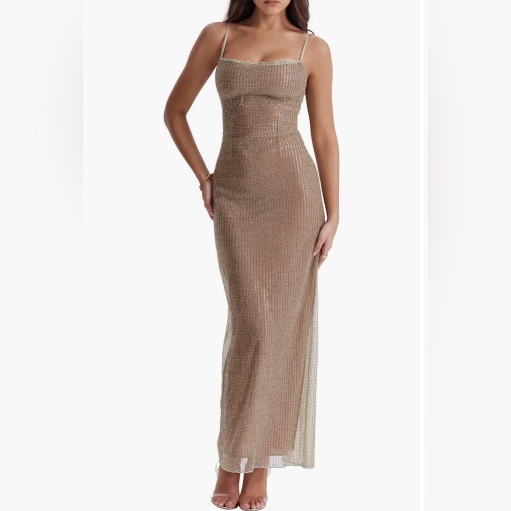 House of cb Alondra beaded dress